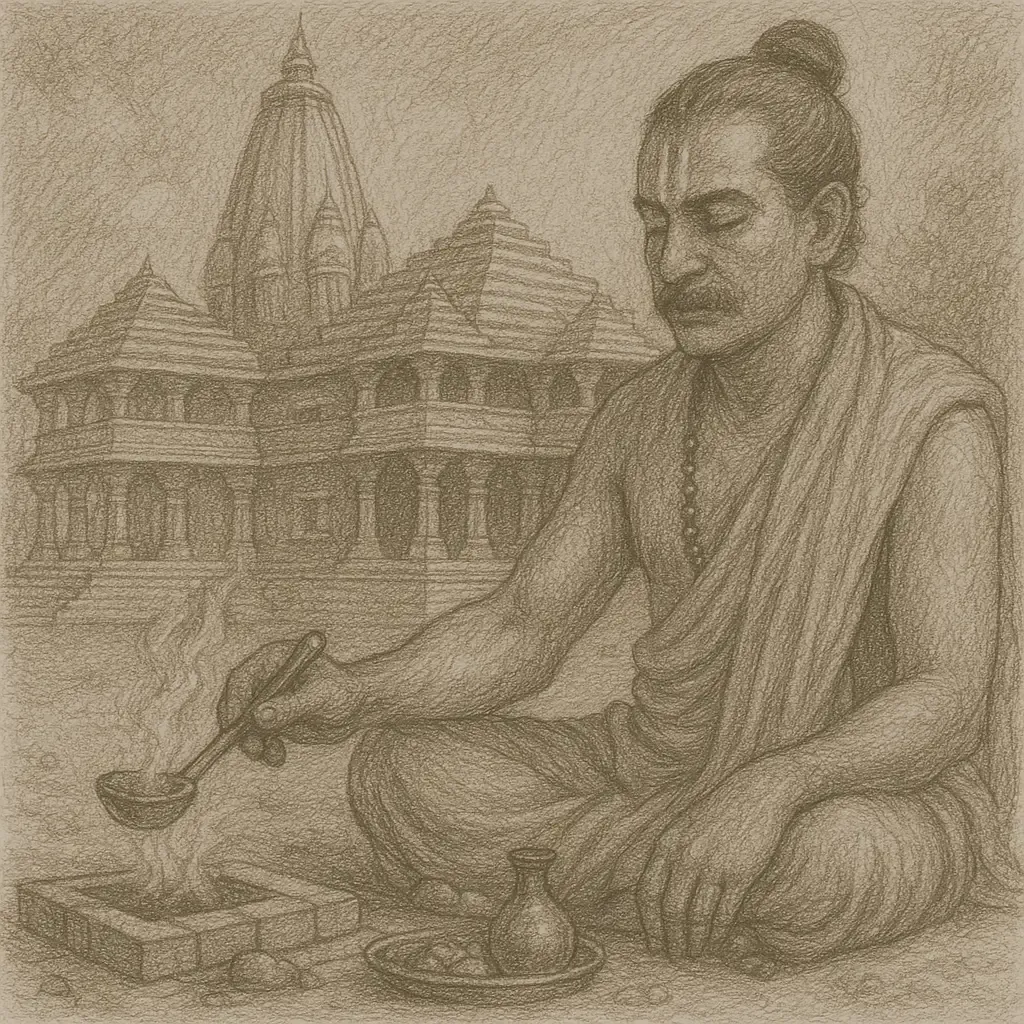 ಅಯೋಧ್ಯೆಯಲ್ಲಿ ರಾಮ ಮಂದಿರ ನಿರ್ಮಾಣಕ್ಕೆ ಭೂಮಿ ಪೂಜೆ