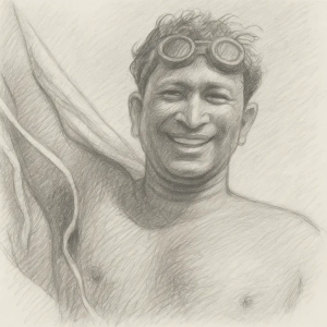 ಮಿಹಿರ್ ಸೇನ್ ಅವರಿಂದ ಡಾರ್ಡನೆಲ್ಸ್ ಜಲಸಂಧಿಯ ಈಜು