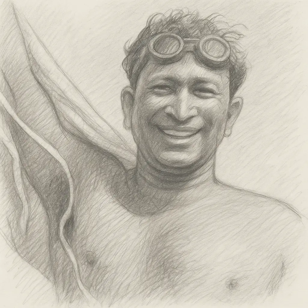 ಮಿಹಿರ್ ಸೇನ್ ಅವರಿಂದ ಡಾರ್ಡನೆಲ್ಸ್ ಜಲಸಂಧಿಯ ಈಜು
