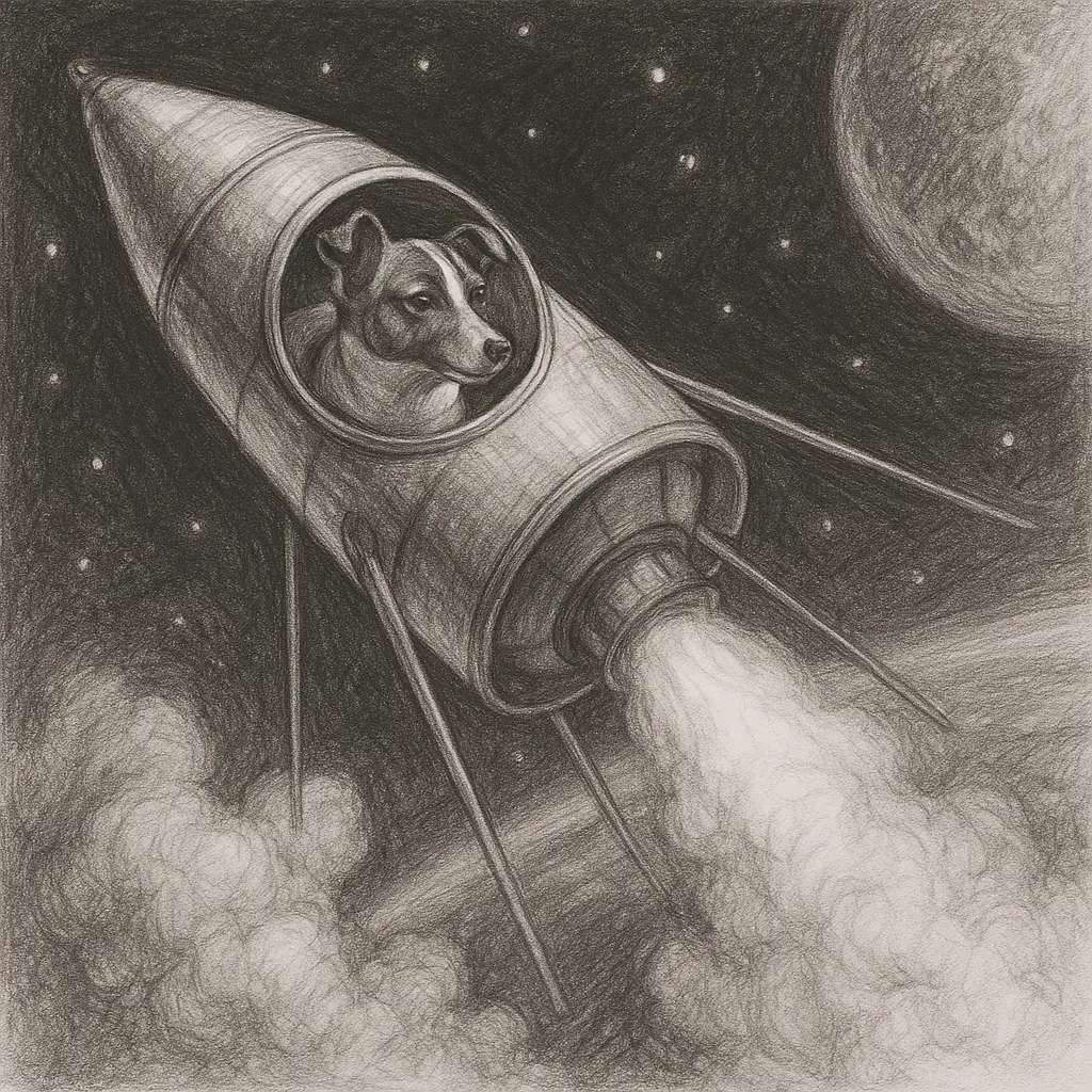 'ಲೈಕಾ' ಎಂಬ ನಾಯಿಯನ್ನು ಹೊತ್ತ 'ಸ್ಪುಟ್ನಿಕ್ 2' ಉಡಾವಣೆ