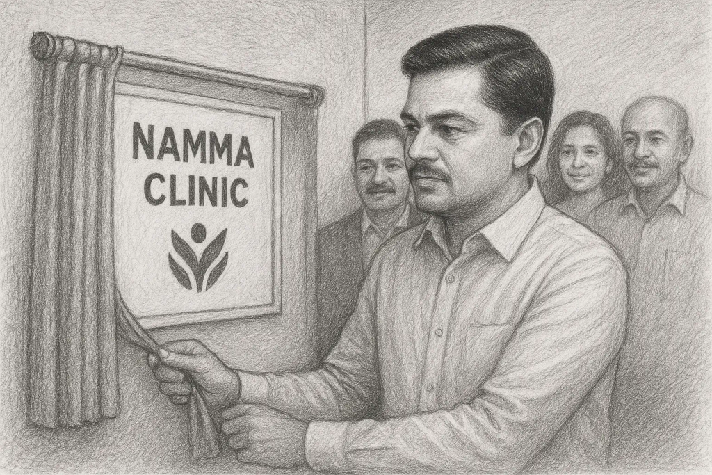 ಬೆಂಗಳೂರಿನಲ್ಲಿ 'ನಮ್ಮ ಕ್ಲಿನಿಕ್' ಯೋಜನೆಗೆ ಚಾಲನೆ