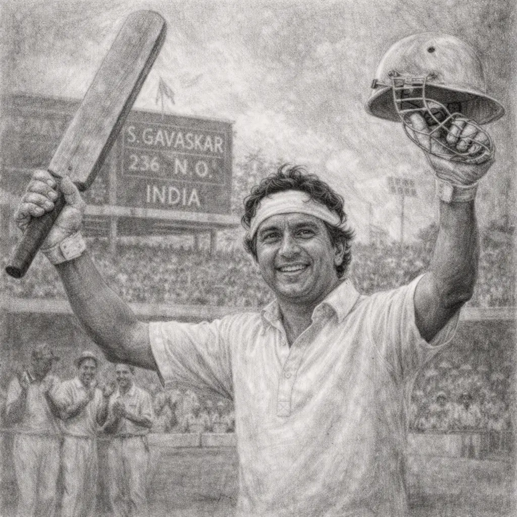 ಸುನಿಲ್ ಗವಾಸ್ಕರ್ ಅವರ ಐತಿಹಾಸಿಕ 236 ರನ್ ದಾಖಲೆ