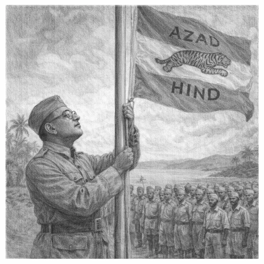 ಸುಭಾಷ್ ಚಂದ್ರ ಬೋಸ್ ಅವರಿಂದ ಪೋರ್ಟ್ ಬ್ಲೇರ್‌ನಲ್ಲಿ ಧ್ವಜಾರೋಹಣ