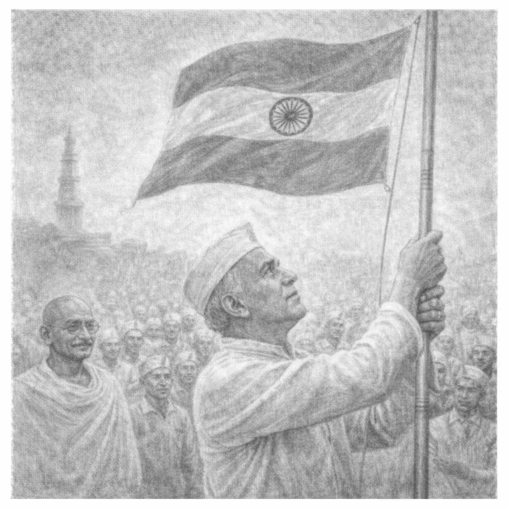 ಪೂರ್ಣ ಸ್ವರಾಜ್ಯ ಘೋಷಣೆ ಮತ್ತು ತ್ರಿವರ್ಣ ಧ್ವಜಾರೋಹಣ